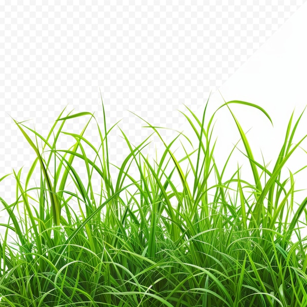 PSD Изолированный баннер зеленой травы