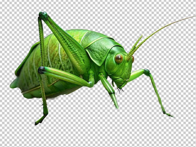 PSD green grasshopper