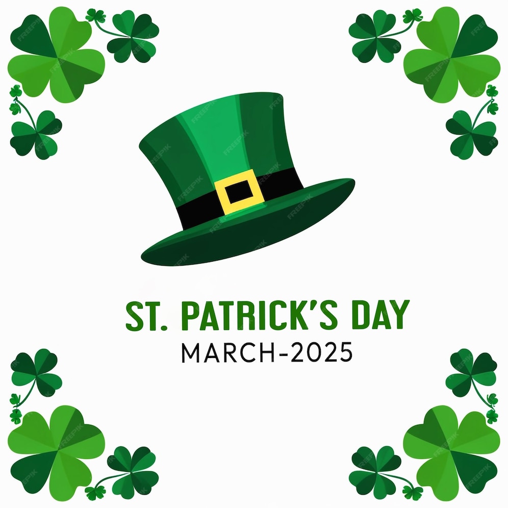 st patricks day shape hat