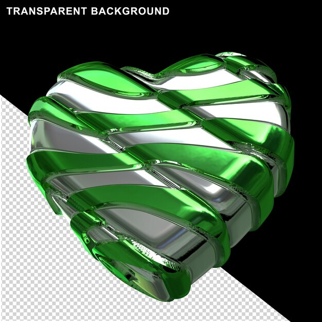 PSD green heart