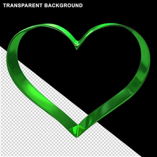 PSD green heart