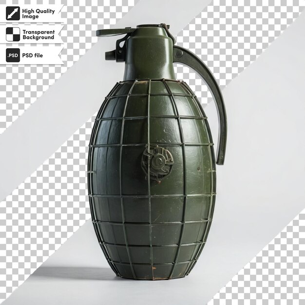 PSD a green jug with the word  f  on it