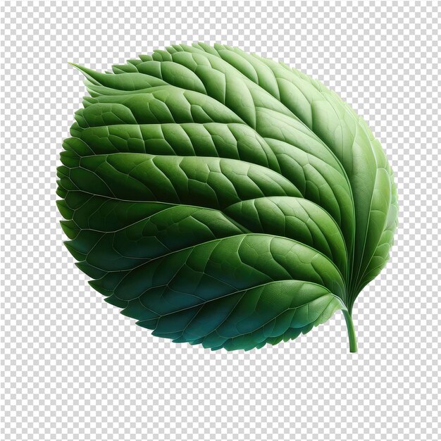 PSD a green leaf that is from the green cabbage