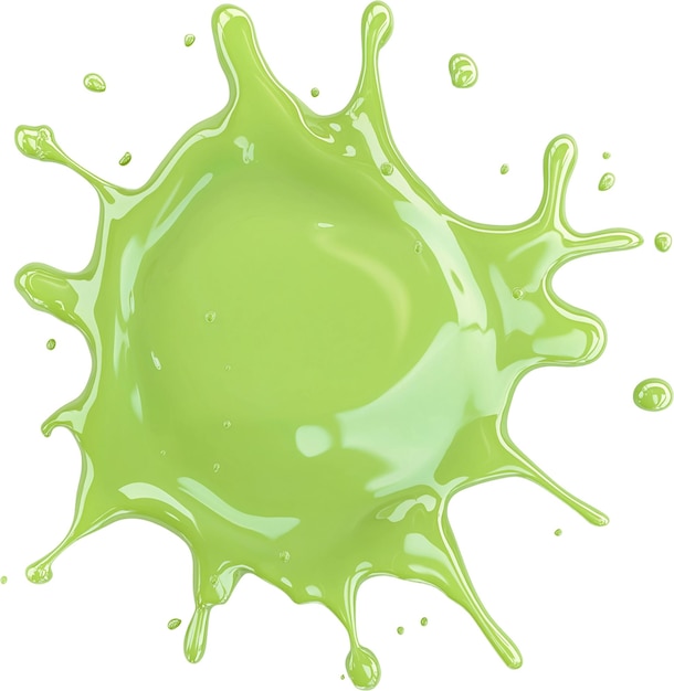 Green Liquid Splash