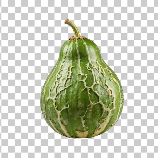 PSD green melon isolated on transparent background