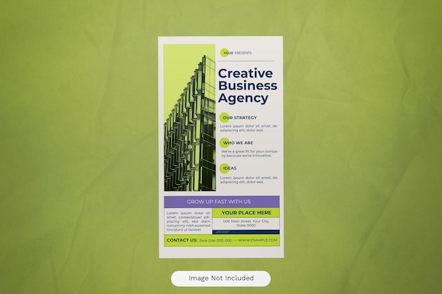 PSD storia di instagram di green modern creative business agency