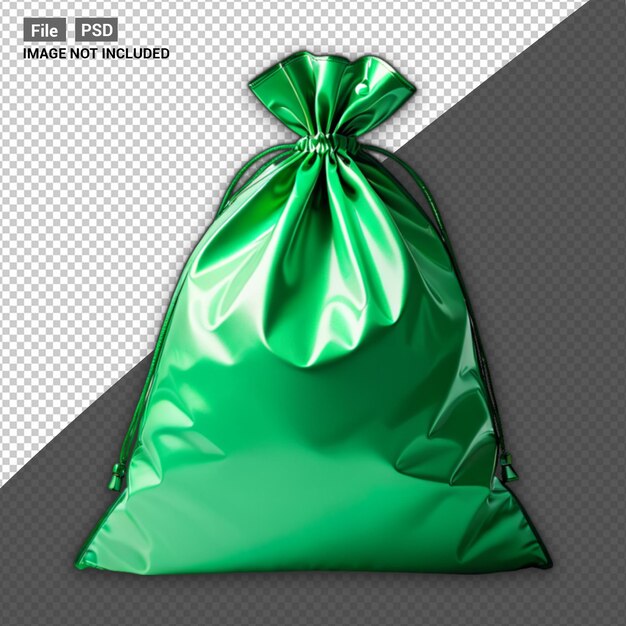 PSD green money bag