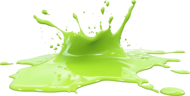 Green Paint Splash