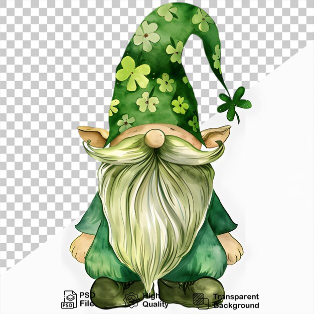 Green patrick day character on transparent background include image