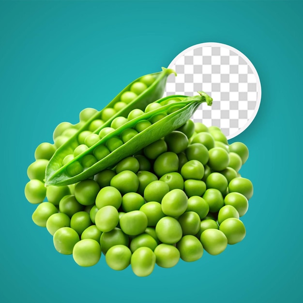 PSD green peas png