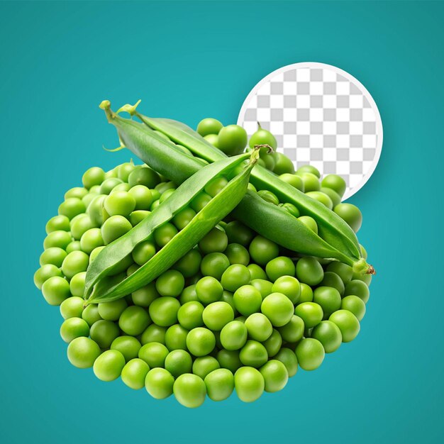 PSD green peas png