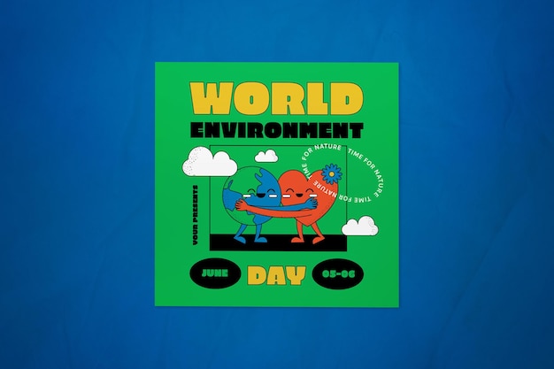 Green pop culture world environment day instagram post