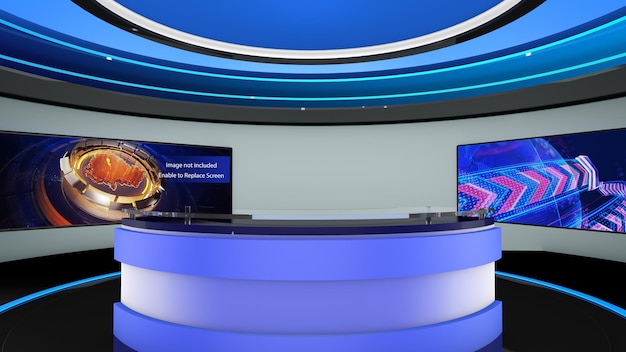 green screen virtual set