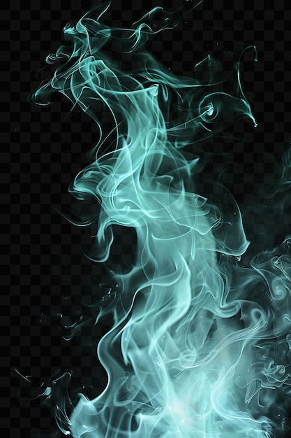 PSD a green smoke with the word quot b quot on it