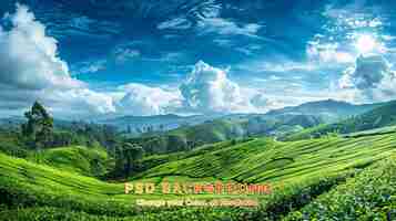 PSD green tea plantations