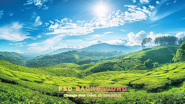 PSD green tea plantations