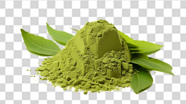 Polvere di tè verde png