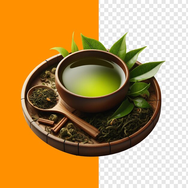 PSD green tea psd