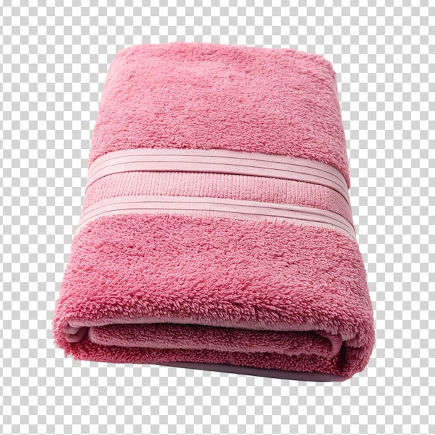 PSD a green towel on transparent background