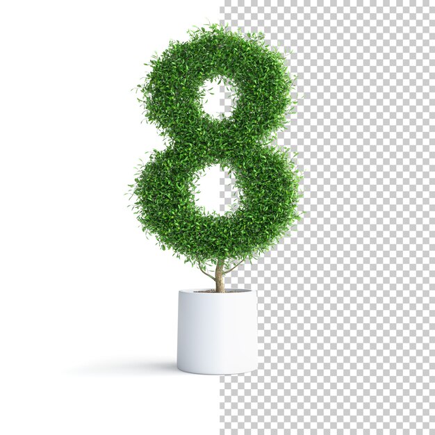 Green tree number 8
