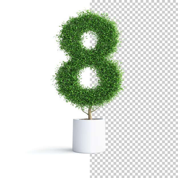 Green tree number 8