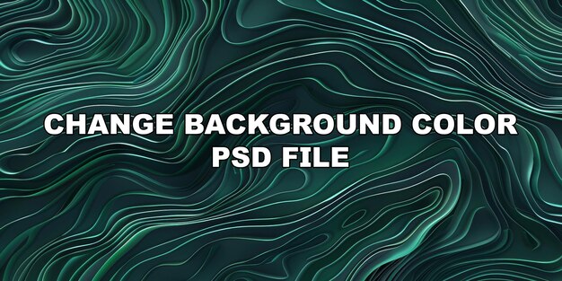 PSD a green wavy line pattern with a lot of white dots stock background