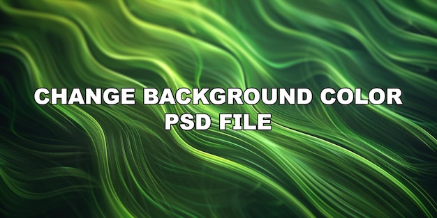 PSD a green wavy line with a lot of dots stock background