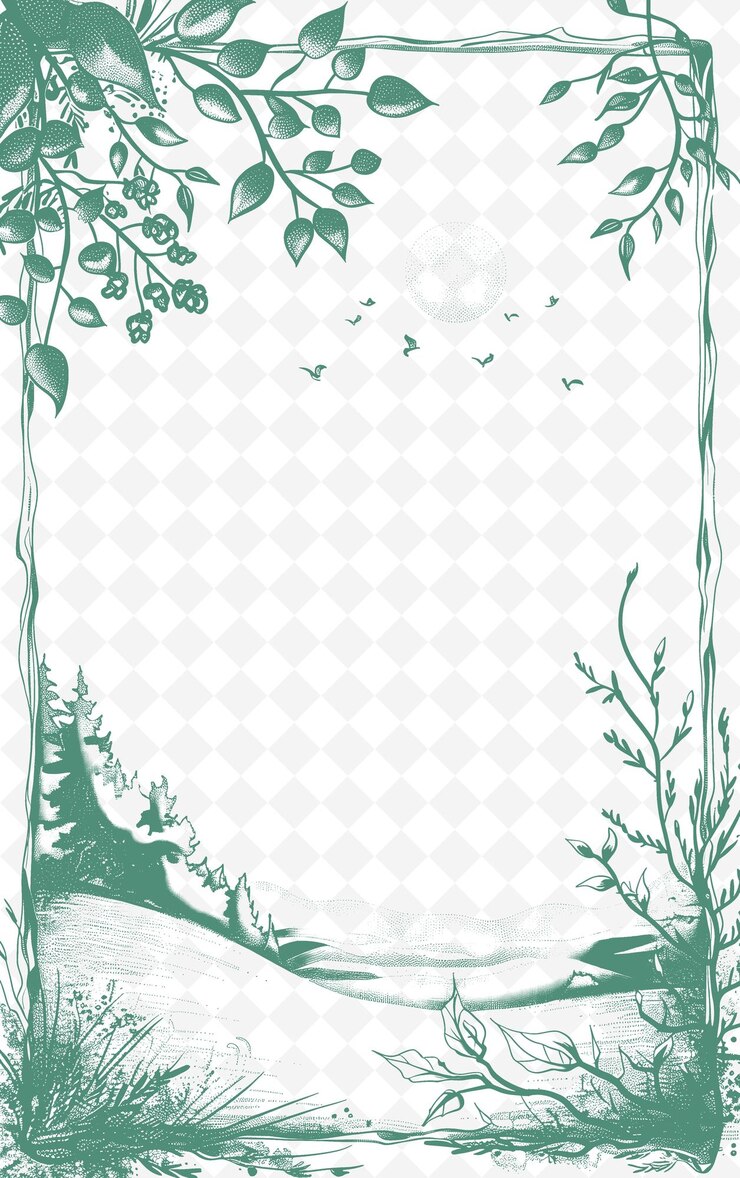 PSD a green and white background with a place for text in the middle