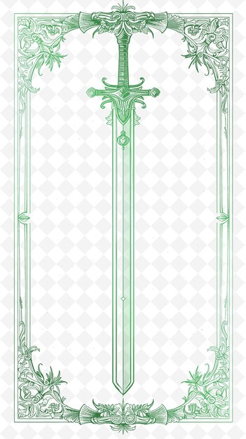 PSD a green and white design for the design of the green glass