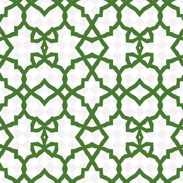 PSD a green and white geometric pattern with a green and white flower