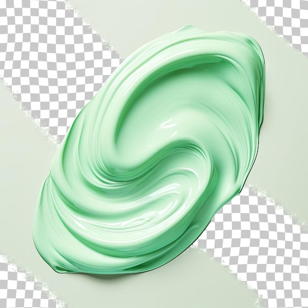 PSD a green and white object with the word 