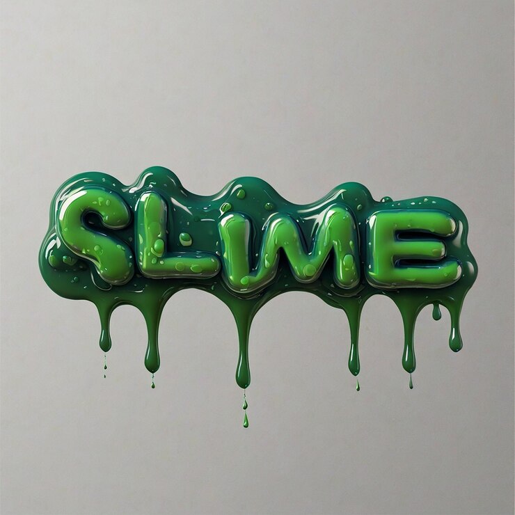 a green word cloud is on the green liquid