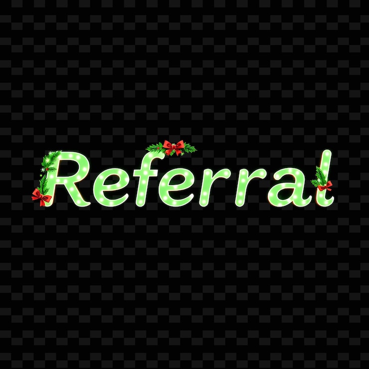 PSD a green word written in red on a black background