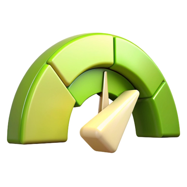 PSD a green and yellow object with a green arrow pointing to the right