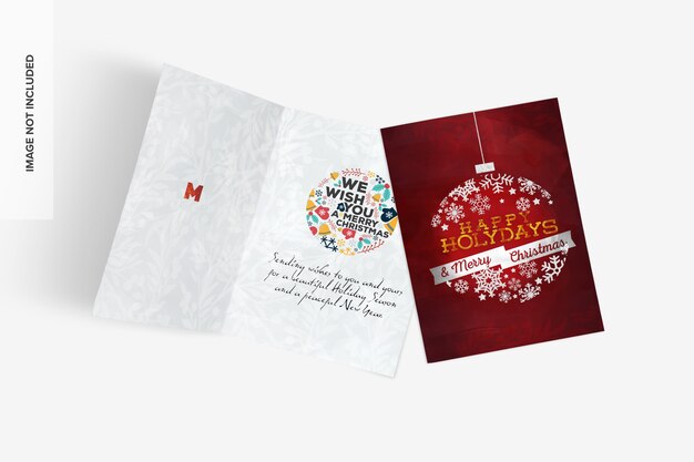 Greeting card mockup 