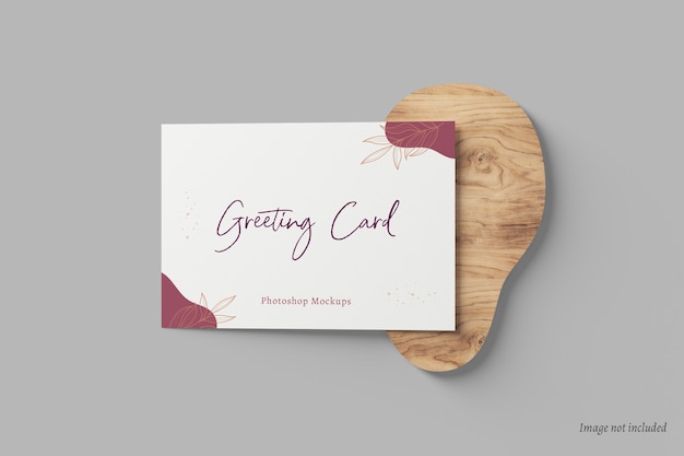 Greeting card mockup