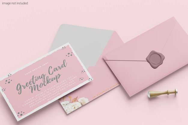 Greeting card mockup