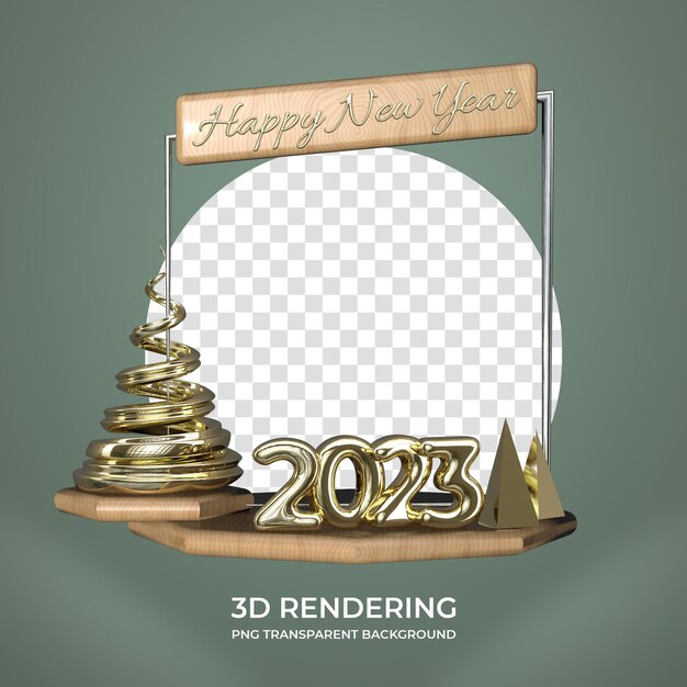 Greeting new year poster template for social media post