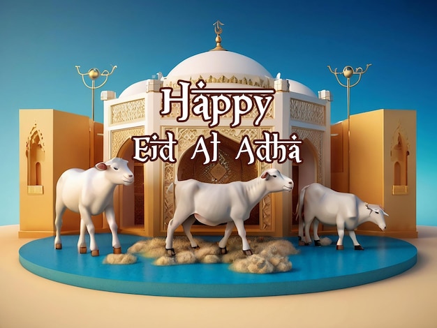 PSD greetings message to celebrate eid al adha moment also known as the festival of sacrifice