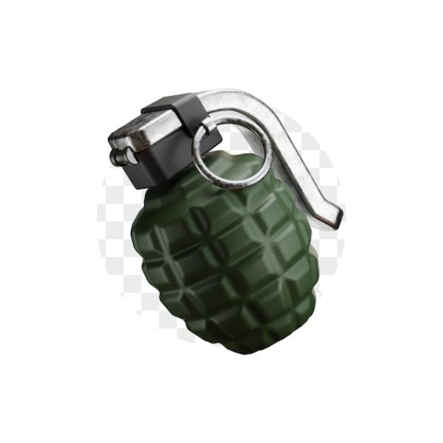 PSD grenade 3d icon