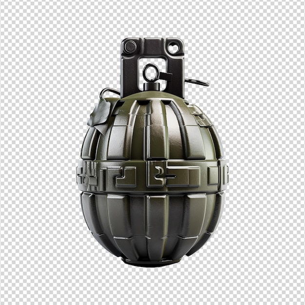 Grenade isolated on transparent background