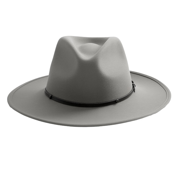 PSD grey hat on isolated background