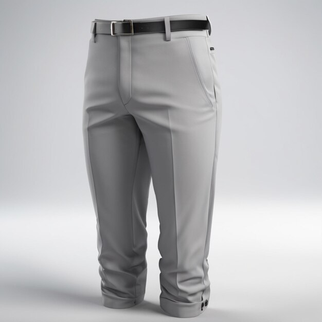 PSD grey pant psd on a white background