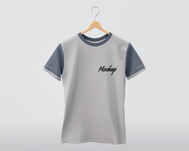 Grey shirt mockup