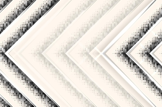 Grey and white tech arrows abstract modern background