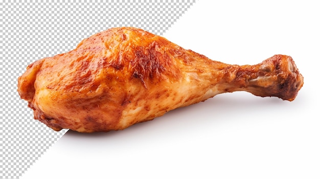 PSD grilled chicken isolated on transparent background