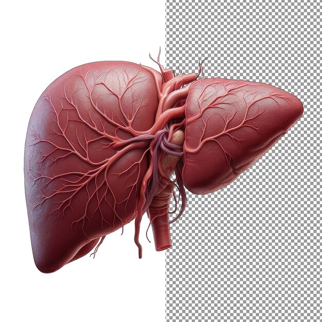 Grillige biologie 3d-orgelgenot op transparant canvas