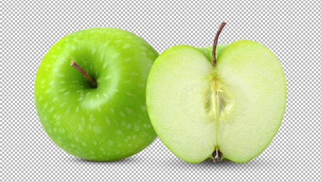 Groene appel geïsoleerd