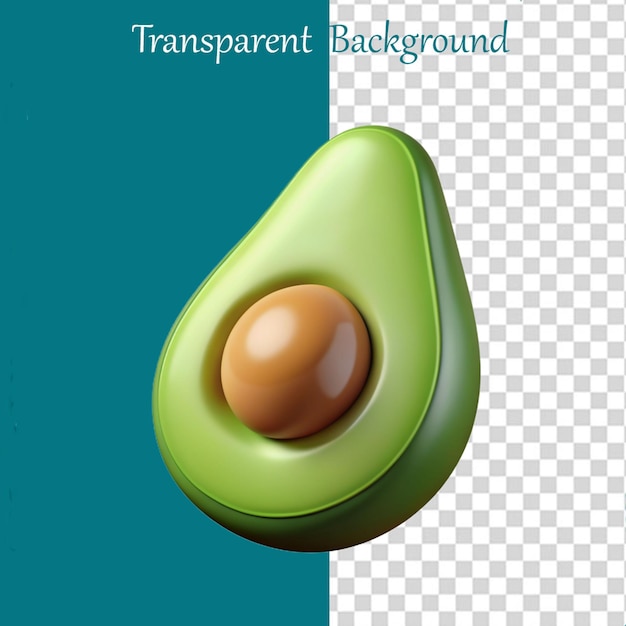 Groene avocado gesneden