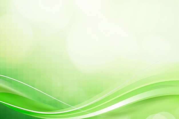 Groene curve frame sjabloon